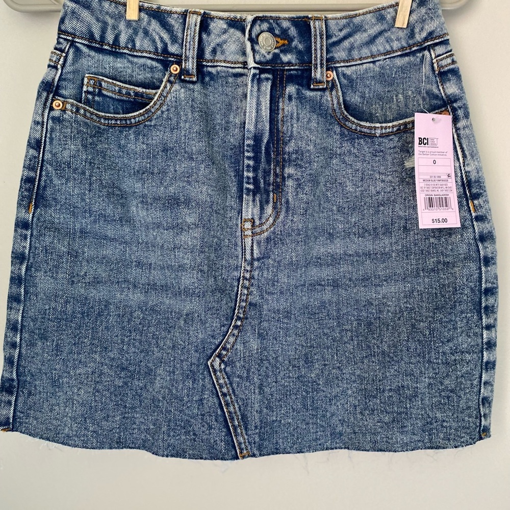 Brand new jean skirt! Size 0